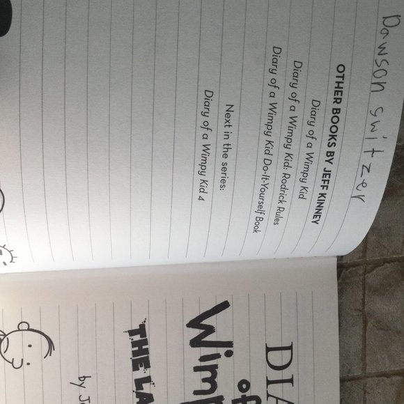 Dairy of a Wimpy kid book hard cover novel by Jeff Kinney lot of three - Picture 8 of 12